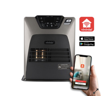 Estufa Kerosene Láser Wi-Fi 3,2 kW LC-34W Metallic