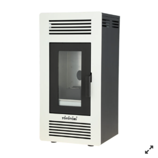 Estufa a Pellet 6,7 kW PS-7500 Blanca